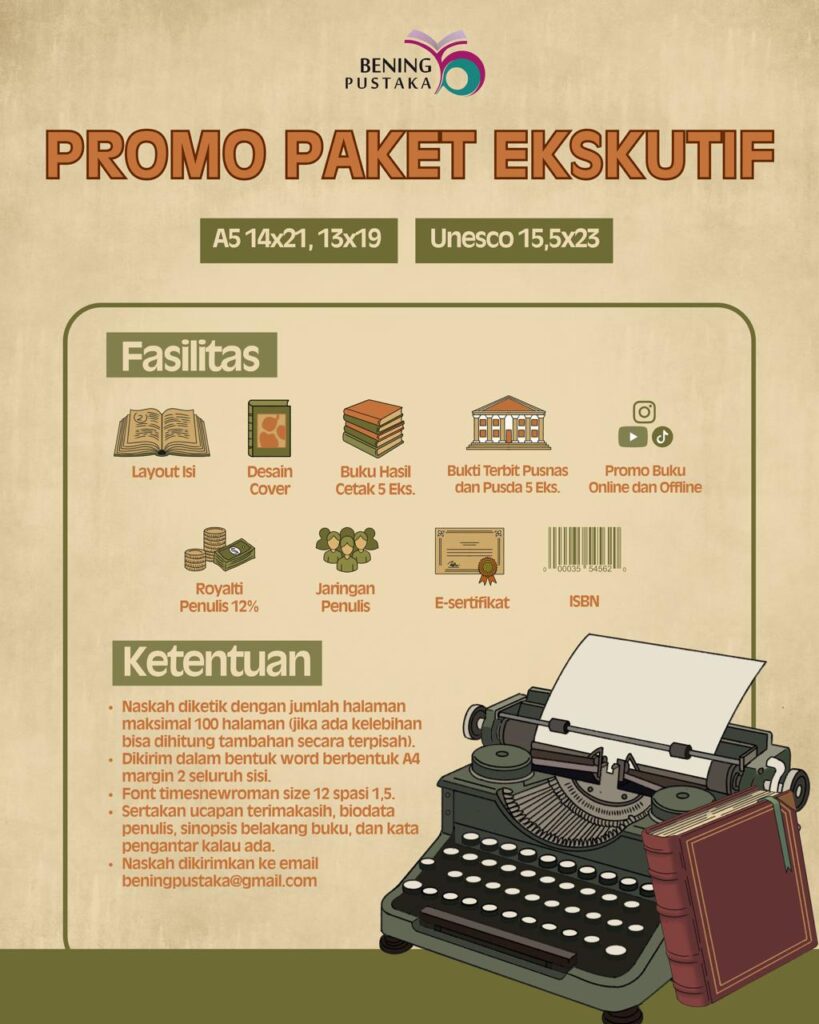 Paket Penerbitan Ekskutif Bening Pustaka