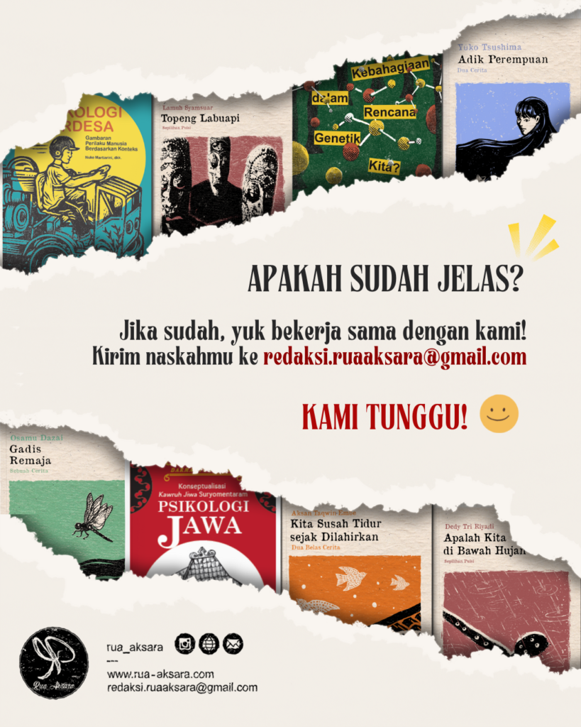 Mengirim Naskah Terbit Reguler ke Rua Aksara