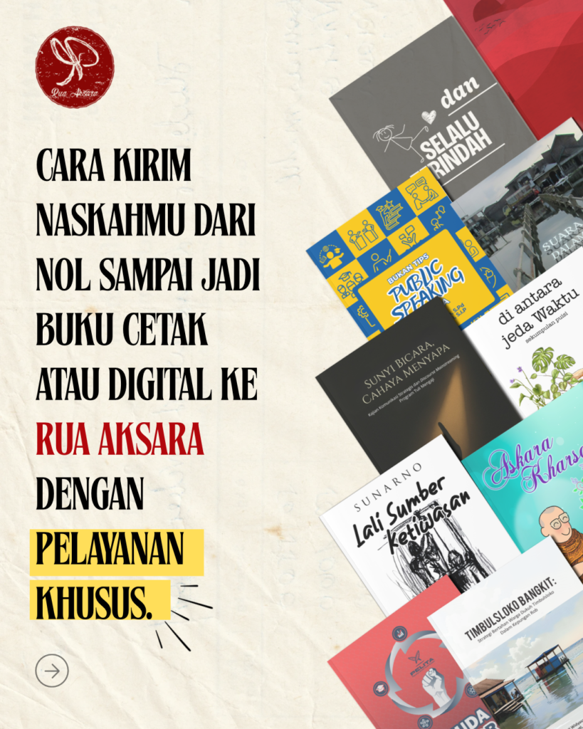 Cara kirim naskah ke rua aksara